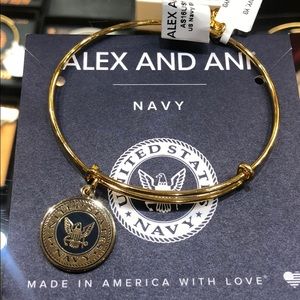 Alex and Ani Navy Bangle
